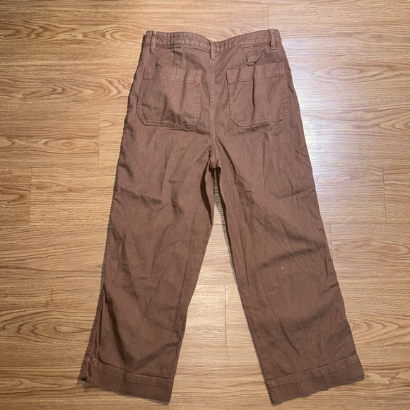 Quince Organic Stretch Cotton Twill Straight Leg
Cropped Pants - Picture 8 of 10